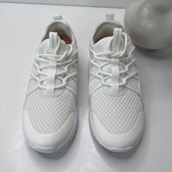 Vionic Zeliya Lace Up Mesh Athletic Sneaker White Women's US 6 NWOB - Picture 5 of 10